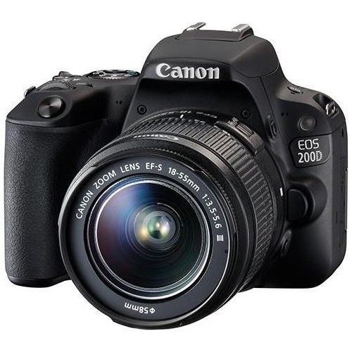 Canon Eos 200D 18-55Mm 24.2Mp 3.0' Dslr Fotoğraf Makinesi