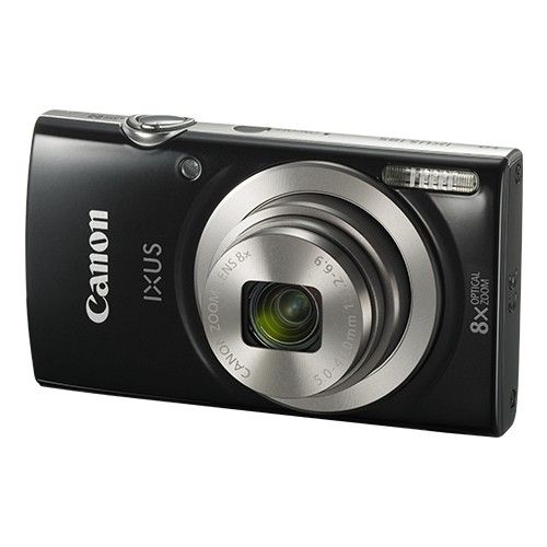 Canon Ixus 185 Bk Dijital Kompakt Fotoğraf Makinesi Siyah